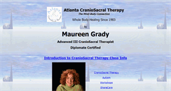 Desktop Screenshot of craniosacralhealing.com